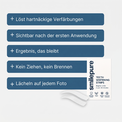 Vorteile der smilepure Whitening Strips
